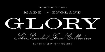 TC Barlett No1 Font Poster 4