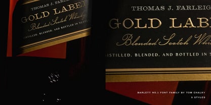 TC Barlett No1 Font Poster 3