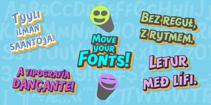 Happy Move Font Poster 5