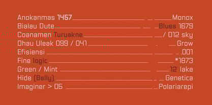 Bilaiyoba Font Poster 3