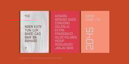 Bilaiyoba Font Poster 7