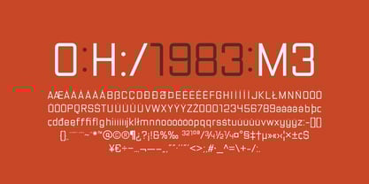 Bilaiyoba Font Poster 2