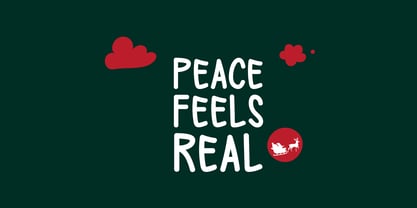 Peaceful Christmas Font Poster 4