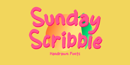 Sunday Scribble Font Poster 1