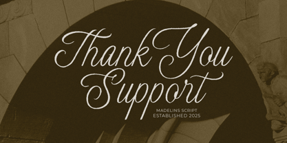 Madelins Font Poster 9