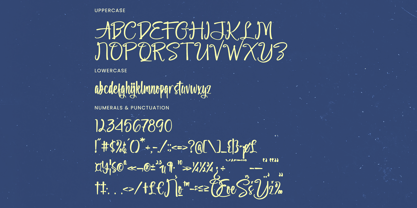 Setalking Font Poster 11
