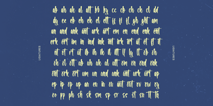 Setalking Font Poster 15