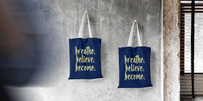 Setalking Font Poster 3