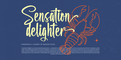 Setalking Font Poster 4