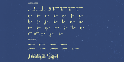 Setalking Font Poster 13