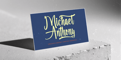 Setalking Font Poster 10