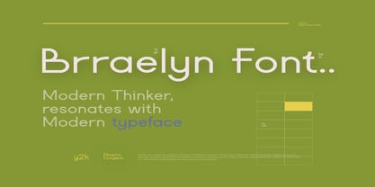 Brraelyn Font Poster 5