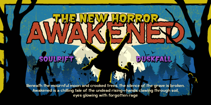 Terrify Font Poster 10