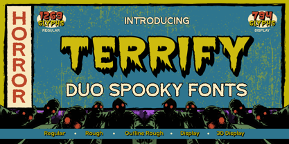 Terrify Font Poster 1