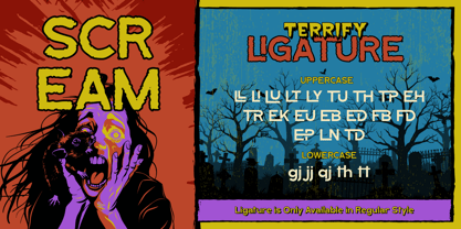 Terrify Font Poster 7