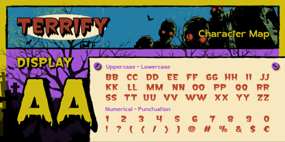 Terrify Font Poster 2