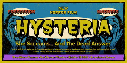 Terrify Font Poster 3