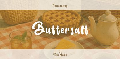 Buttersalt Font Poster 1