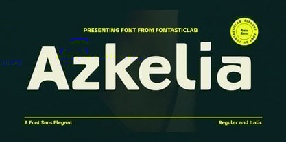 Azkelia Font Poster 1