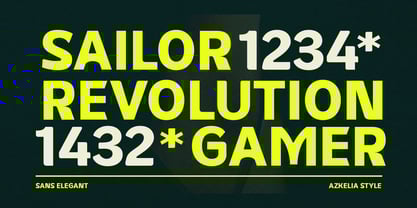 Azkelia Font Poster 2