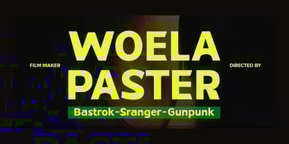 Azkelia Font Poster 3