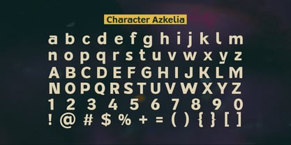 Azkelia Font Poster 11