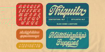 Thiquila Font Poster 3