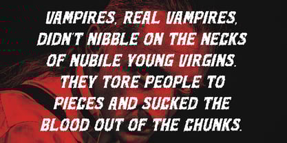 Ghouls Bloods Font Poster 6