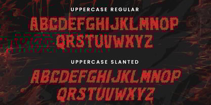 Ghouls Bloods Font Poster 7