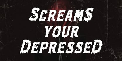 Ghouls Bloods Font Poster 3