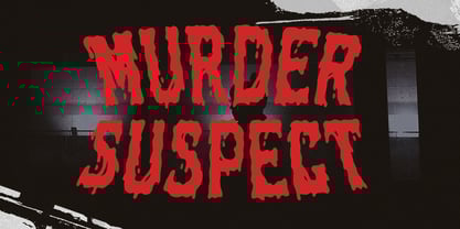 Ghouls Bloods Font Poster 2