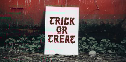 Ghouls Bloods Font Poster 4