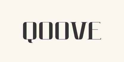 Qoove Font Poster 1