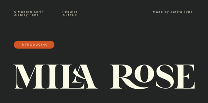 Mila Rose Font Poster 1