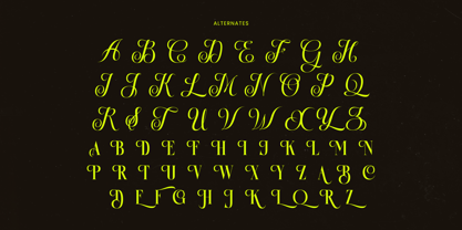 Antique Orchad Font Poster 14