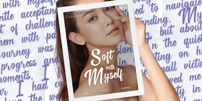 Blislyn Line Font Poster 5