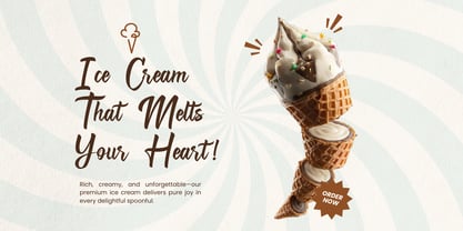 Blislyn Line Font Poster 12