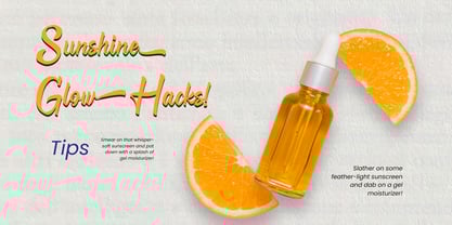 Blislyn Line Font Poster 4