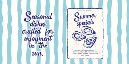 Blislyn Line Font Poster 9