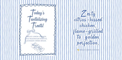 Blislyn Line Font Poster 8