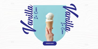 Blislyn Line Font Poster 2