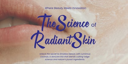 Blislyn Line Font Poster 11