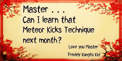 Asian Japanese Font Poster 3