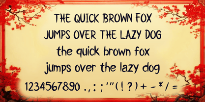 Asian Japanese Font Poster 4