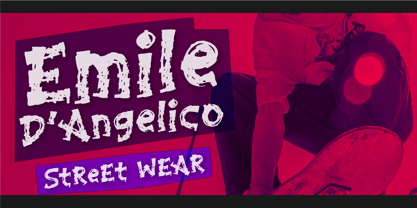 Super Dark Font Poster 4