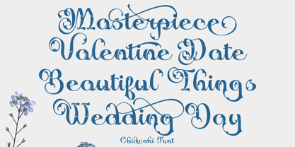 Chidonki Font Poster 7