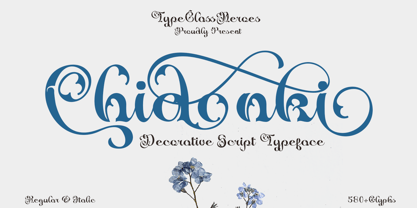 Chidonki Font Poster 1