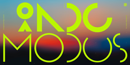 INDG Modus Font Poster 1