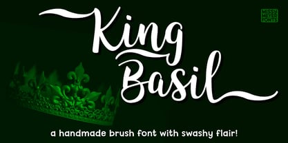 King Basil Font Poster 1