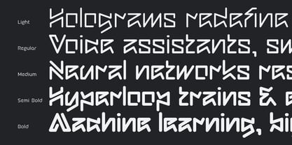 Navex Font Poster 11